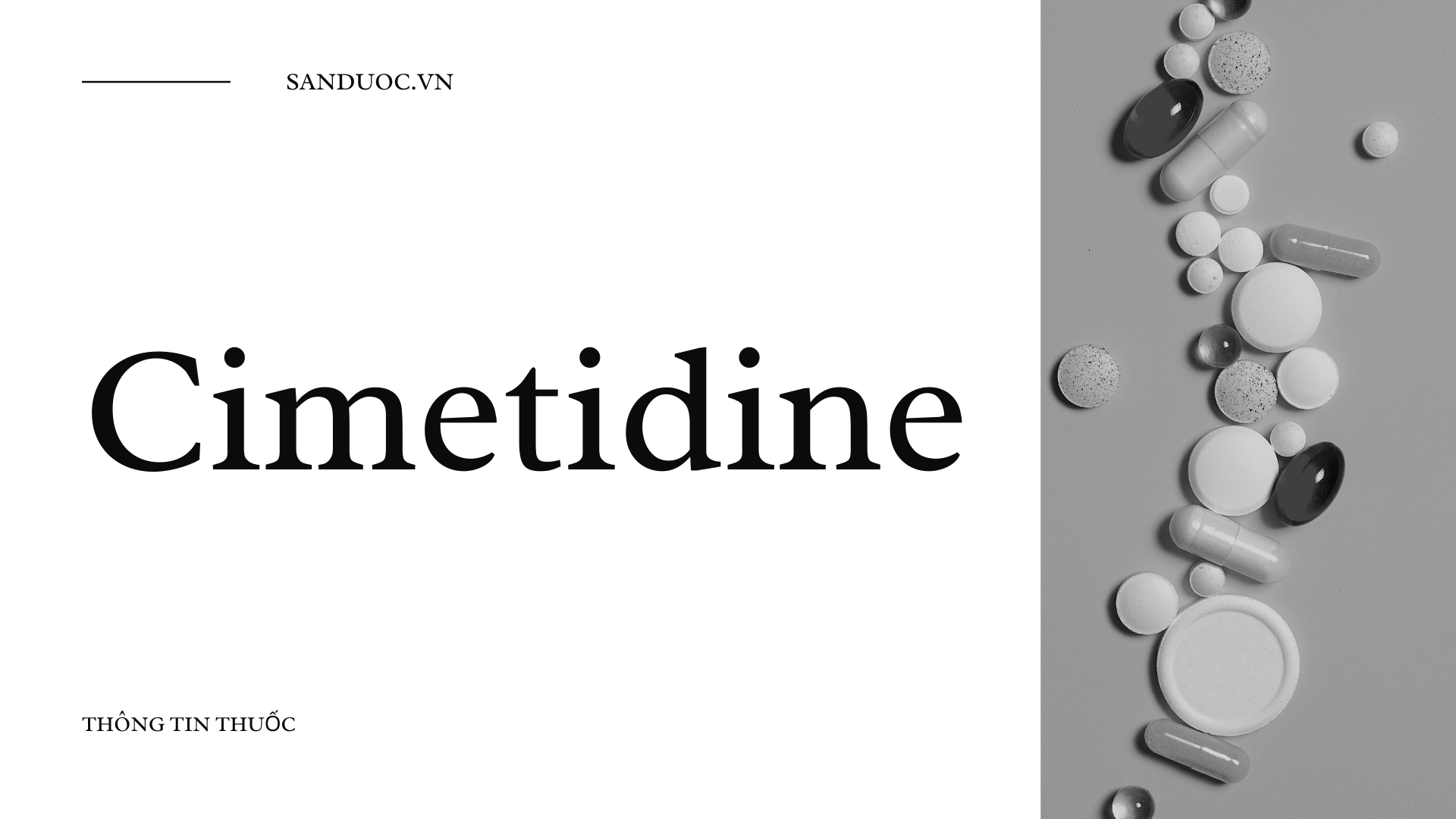 Cimetidine: Thông tin thuốc, chỉ định, chống chỉ định và liều lượng điều trị